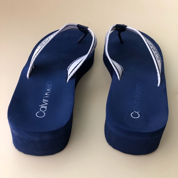 CK Platform Slippers Sz 7 - Picture 6 of 7